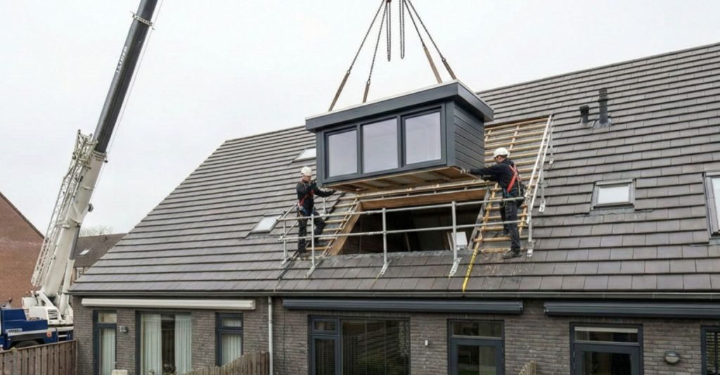 Dakkapel in Leeuwarden - Prefab dakkapel